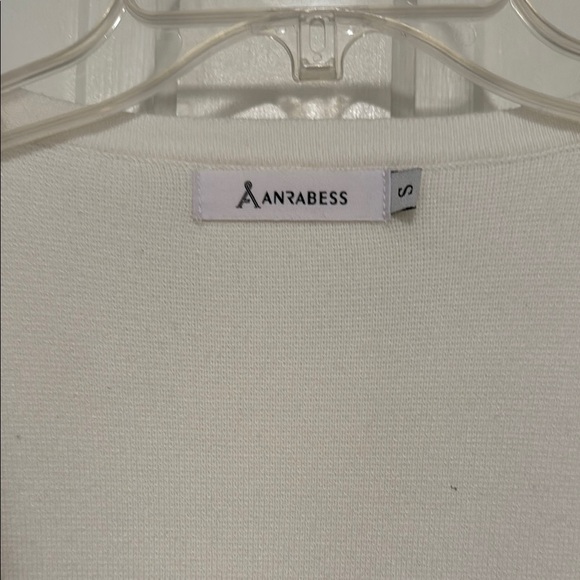 Anrabess Stylish White Long Cardigan - Picture 5 of 6